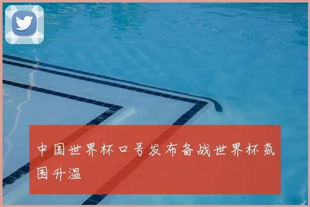 中国世界杯口号发布备战世界杯氛围升温